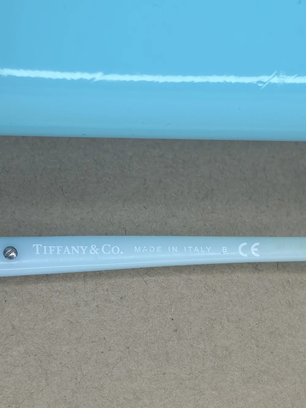 Tiffany & Co. Blue Tortoiseshell Sunglasses with Blue Case